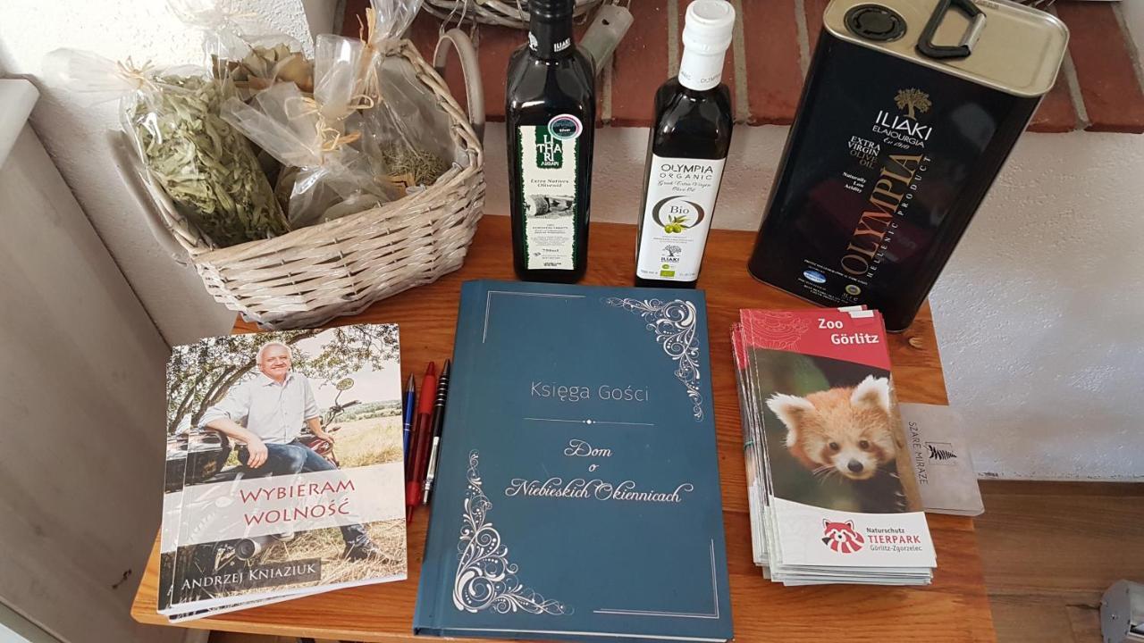 Dom O Niebieskich Okiennicach Gryfów Śląski Zewnętrze zdjęcie