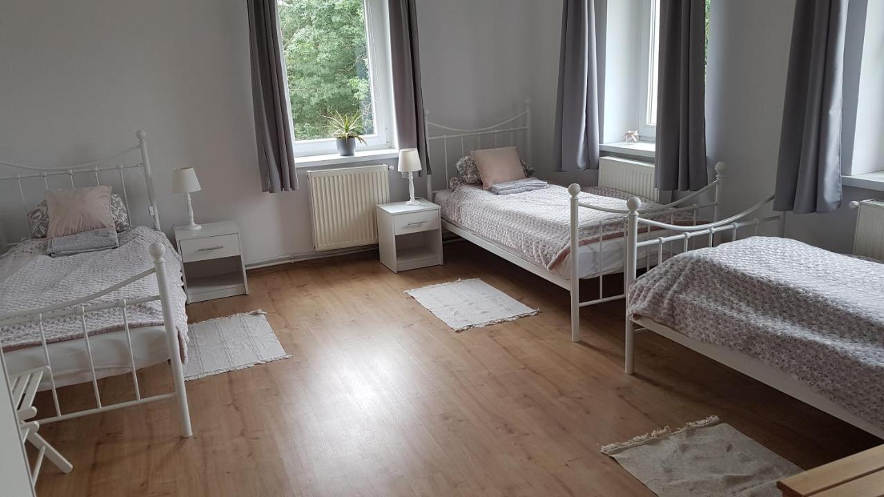 Dom O Niebieskich Okiennicach Gryfów Śląski Zewnętrze zdjęcie